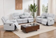 Comfort Meets Function: Exploring a Versatile Grey Recliner Sofa Set