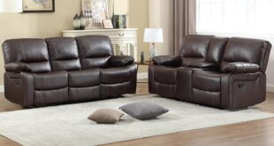 Comfort Meets Style Exploring The Ebello Faux Leather Recliner Set