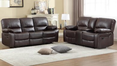 Comfort Meets Style Exploring The Ebello Faux Leather Recliner Set