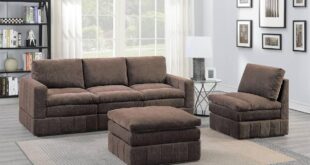 Contemporary 5pc Set Sofa – Customize for Your Space