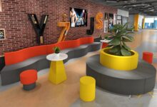 Convertible Corner Sectional Sofa in Grey with Coffee Table for You