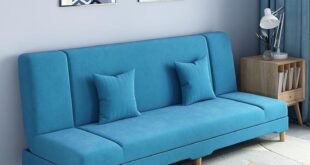 Convertible Sofa Bed Cotton Linen 150cm Fits Your Studio
