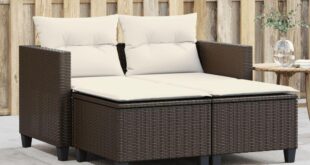Cozy Garden Moments With A Stylish Brown Patio Sofa Set