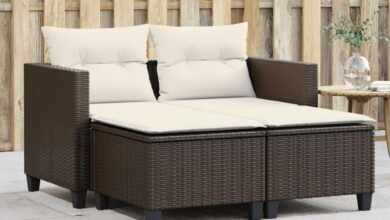Cozy Garden Moments With A Stylish Brown Patio Sofa Set