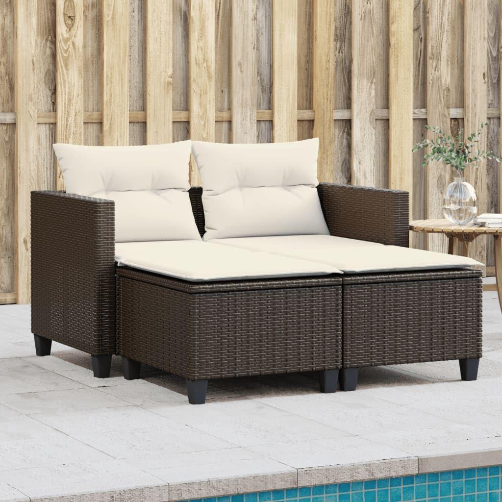 Cozy Garden Moments With A Stylish Brown Patio Sofa Set