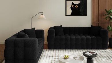 Cozy Meets Chic Exploring The Boucle Sofa And Loveseat Set