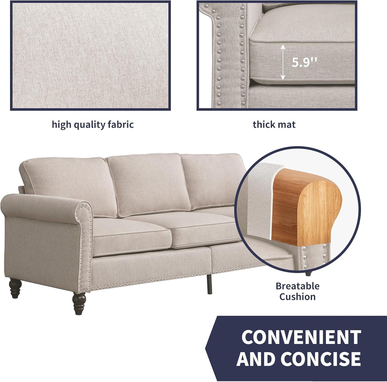 Cozy Meets Chic: Exploring ZAFLY's Elegant Living Room Set