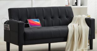 Cozy Meets Tech Exploring The Tyboatle Mid Century Loveseat