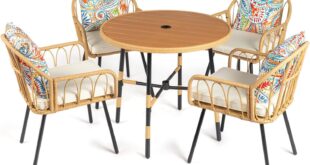 Creating Comfort And Style With A 5 Piece Outdoor Wicker Set