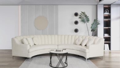 Creating Cozy Corners With The Legend Vansen Curved Velvet Sofa