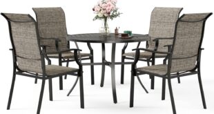 Creating Cozy Outdoor Moments A Durable 5 Piece Patio Dining Set