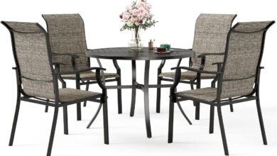 Creating Cozy Outdoor Moments A Durable 5 Piece Patio Dining Set