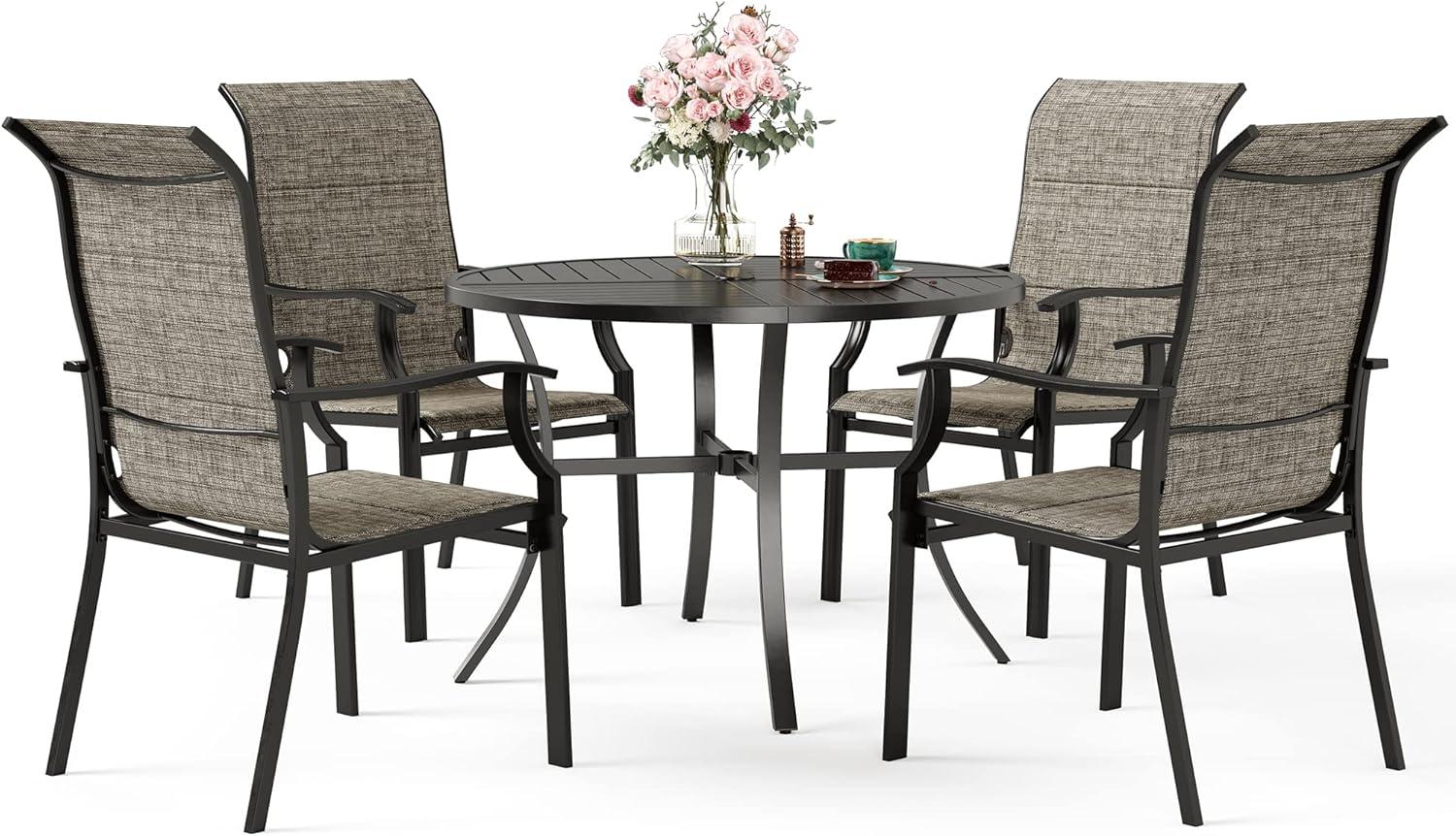 Creating Cozy Outdoor Moments A Durable 5 Piece Patio Dining Set