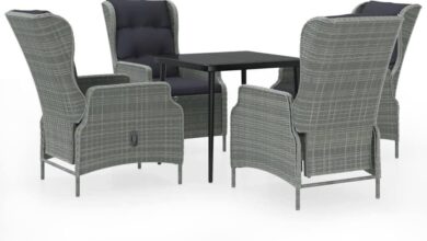 Creating Cozy Outdoor Moments Exploring A Stylish 5 Piece Patio Set