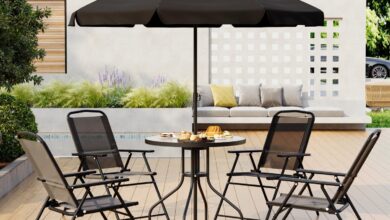 Creating Cozy Outdoor Spaces A Review Of A 6 Piece Patio Dining Set
