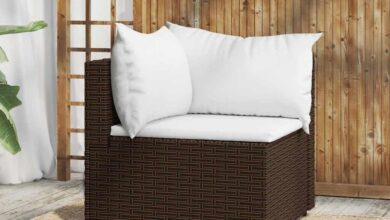 Creating Cozy Outdoor Vibes With A Brown Poly Rattan Corner Sofa