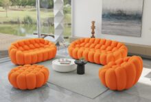 Curved Comfort Meets Style Exploring The Jach Bubble Sofa Set