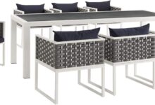 Dining In Style Exploring Ergode Stance 9 Piece Patio Set