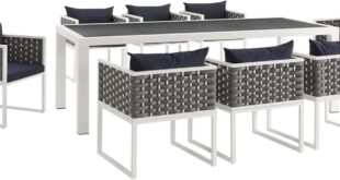 Dining In Style Exploring Ergode Stance 9 Piece Patio Set