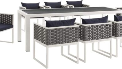 Dining In Style Exploring Ergode Stance 9 Piece Patio Set