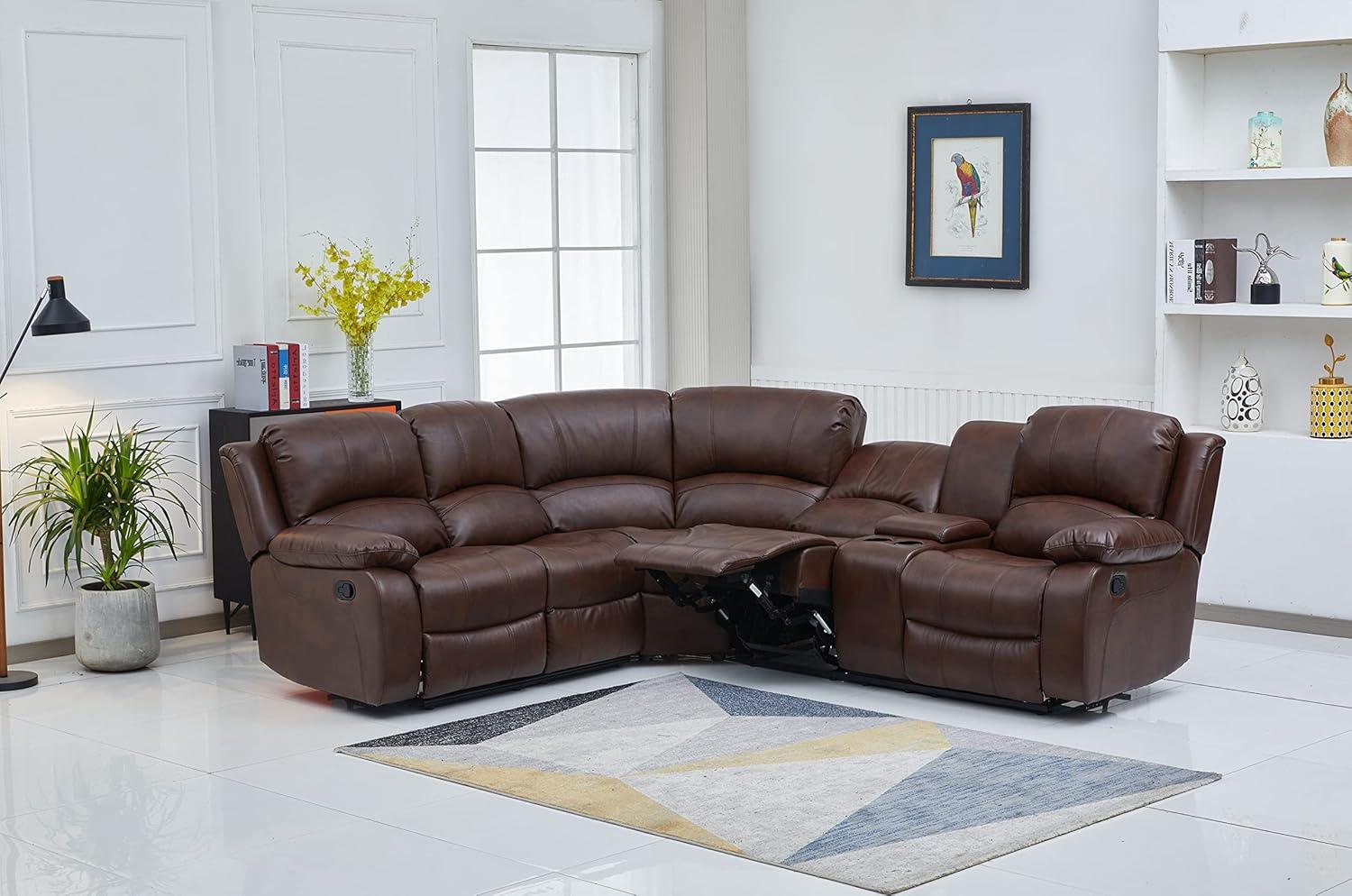 Discover Comfort and style with Betsy's Reclining Sectional Couch Set