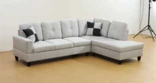 Discover Comfort And Style With The Flannel L Shaped Sofa Set