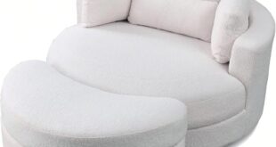 Discover Cozy Versatility With The 51 Swivel Barrel Chair Set