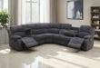 Discovering Comfort And Function In A Dark Grey Reclining Sofa Set