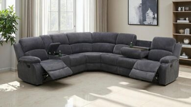 Discovering Comfort And Function In A Dark Grey Reclining Sofa Set