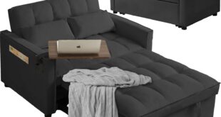 Discovering Comfort And Style In A 3 In 1 Velvet Sofa Bed