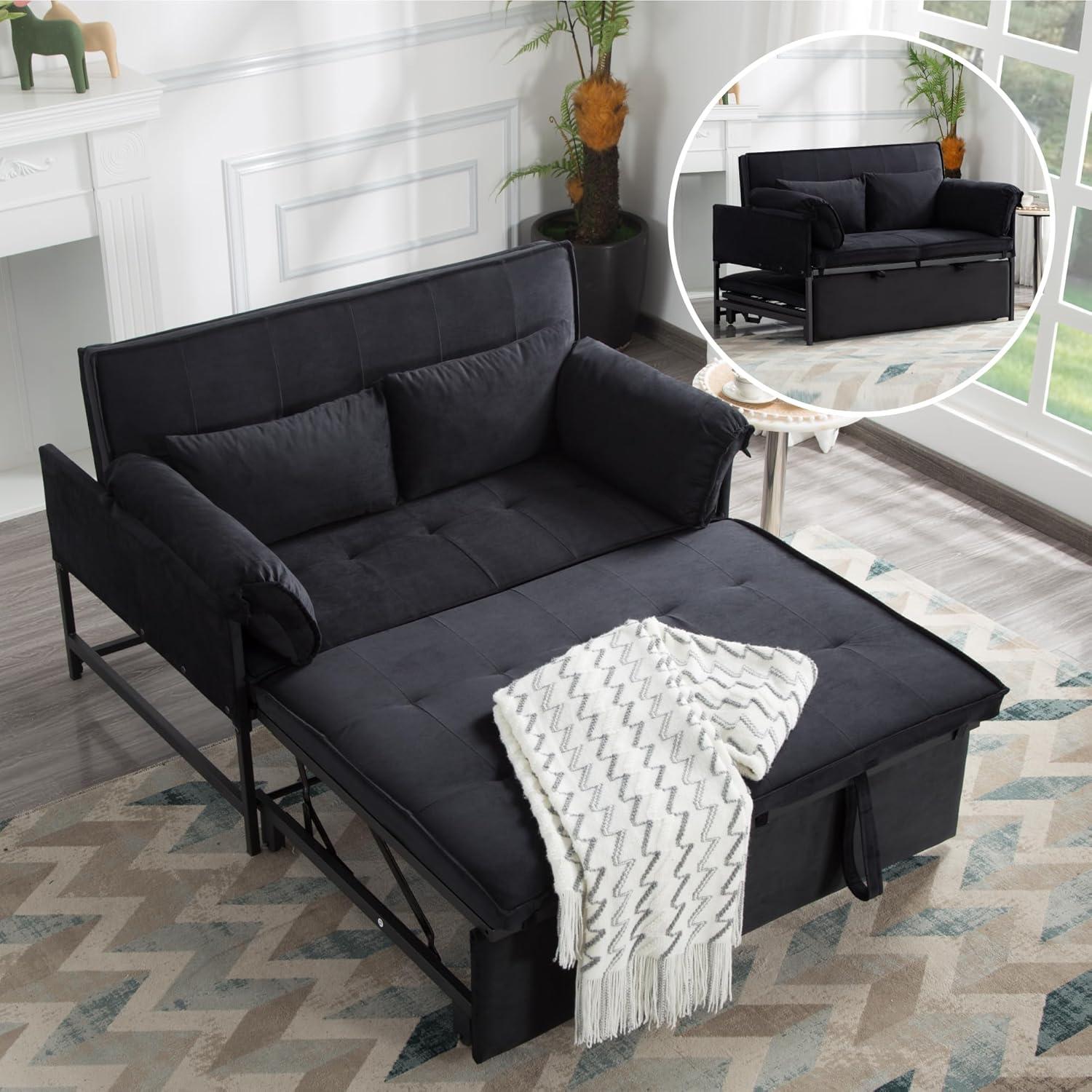Discovering Comfort And Style In A Compact Velvet Sofa Bed
