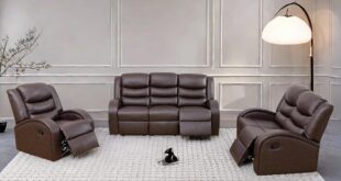 Discovering Comfort And Style In A Modern Red Leather Recliner Set