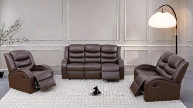 Discovering Comfort And Style In A Modern Red Leather Recliner Set