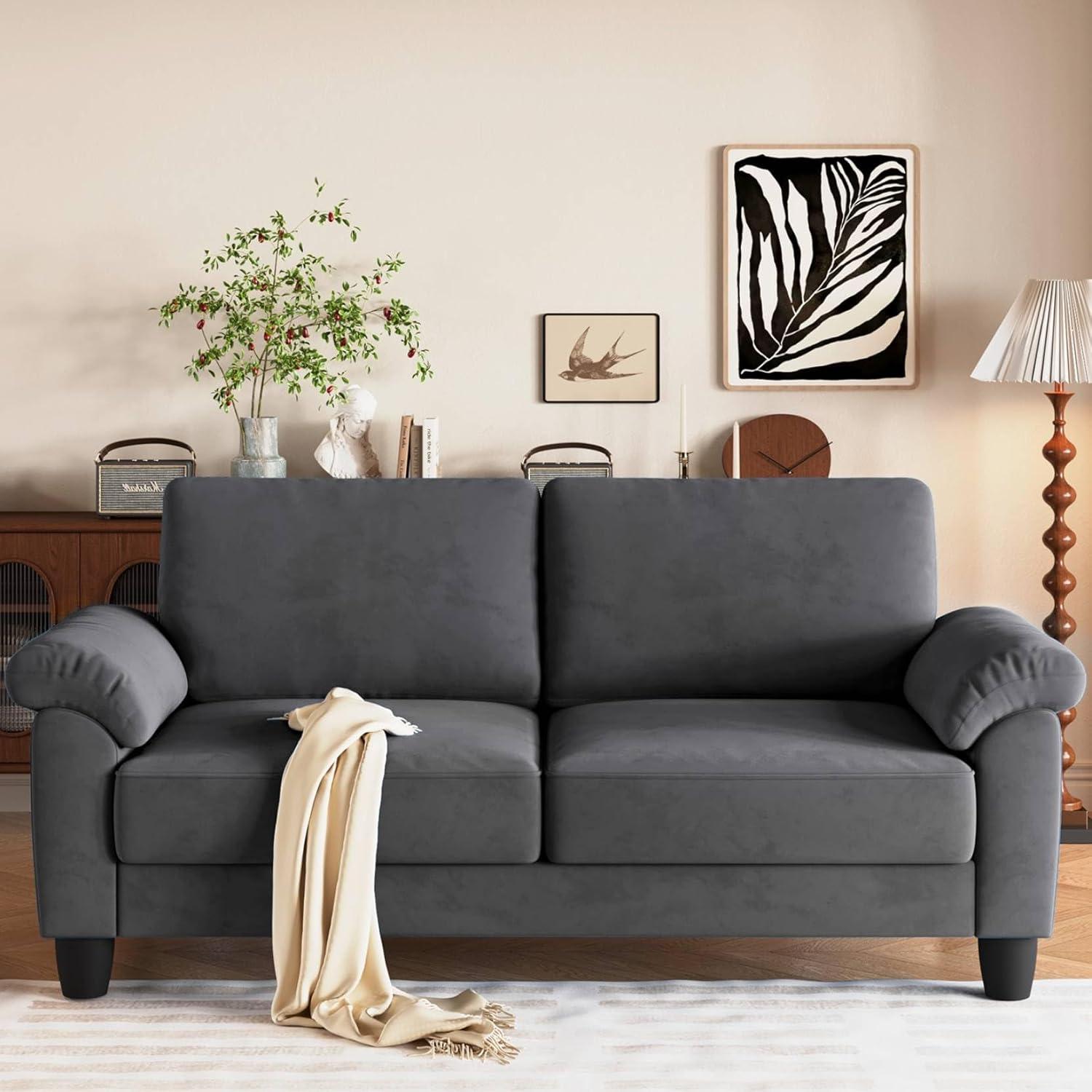 Discovering Comfort And Style In A Velvet Mid Century Loveseat