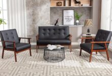 Discovering Comfort And Style Mid Century Loveseat Chairs Set Review