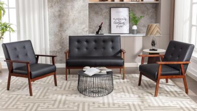 Discovering Comfort And Style Mid Century Loveseat Chairs Set Review
