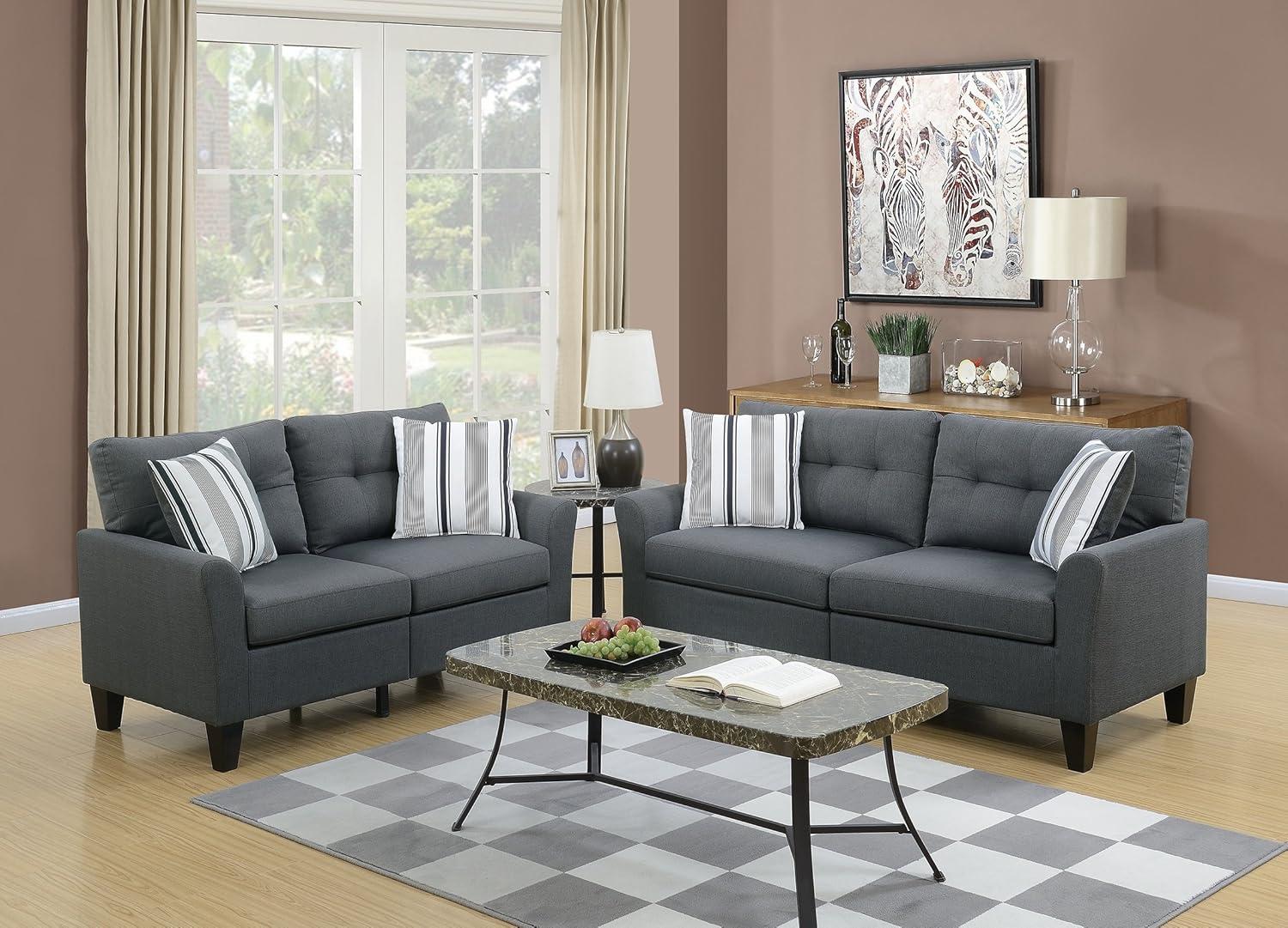 Discovering Comfort And Style Our Take On A Charcoal Sofa Set