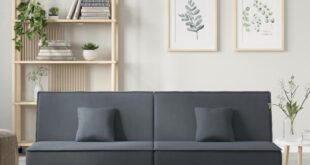 Discovering Comfort And Style With A Dark Gray Velvet Convertible Sofa Bed