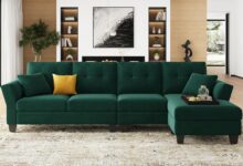 Discovering Comfort And Style With The Belffin Velvet Convertible Sofa