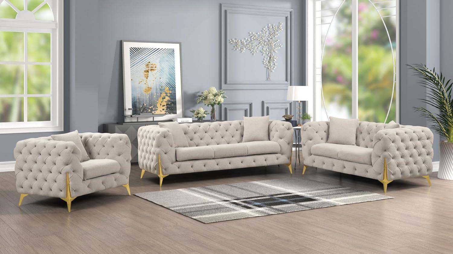 Discovering Comfort And Style With The Contempo 3pc Gray Living Set