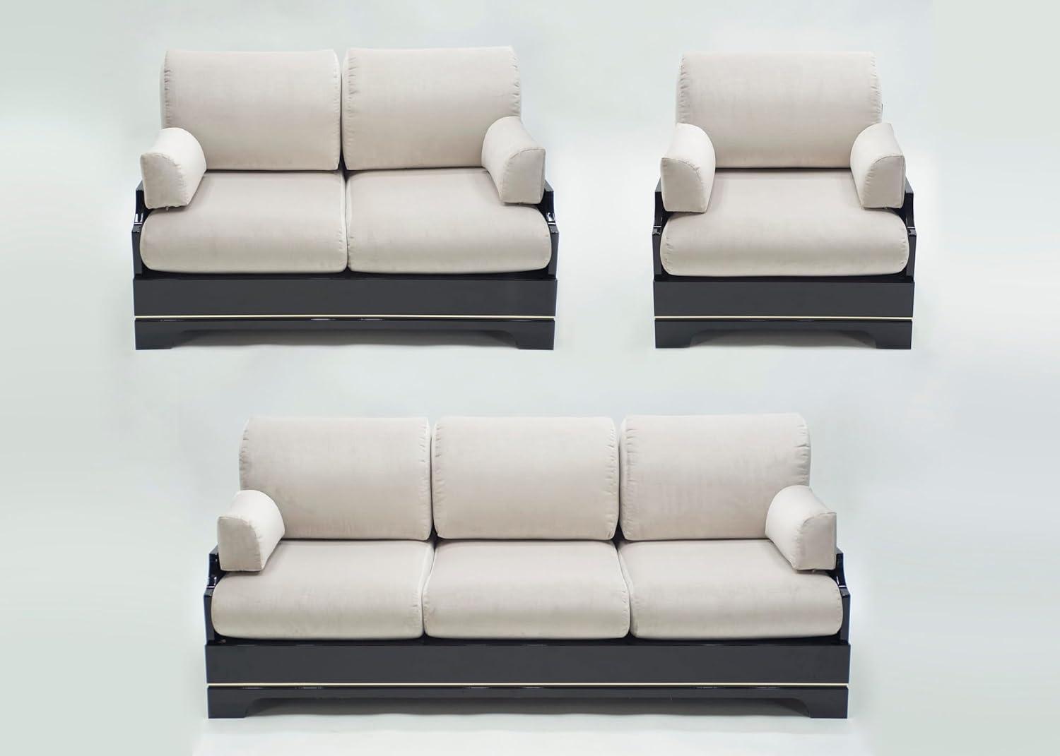 Discovering Comfort And Style With The Focusonyou Velvet Sofa Set