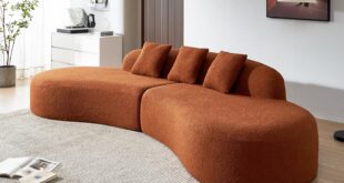 Discovering Comfort And Style With The Hmfule Curved Sectional Sofa