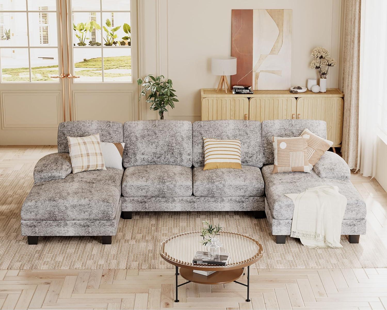 Discovering Comfort And Style With The Jummico U Shaped Sectional Sofa