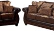 Discovering Comfort And Style With The Lozano Dark Brown Sofa Set