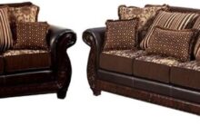 Discovering Comfort And Style With The Lozano Dark Brown Sofa Set