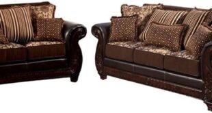 Discovering Comfort And Style With The Lozano Dark Brown Sofa Set