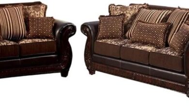Discovering Comfort And Style With The Lozano Dark Brown Sofa Set
