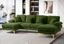 Discovering Comfort And Style With The Ouyessir U Shaped Sectional Sofa