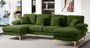 Discovering Comfort And Style With The Ouyessir U Shaped Sectional Sofa