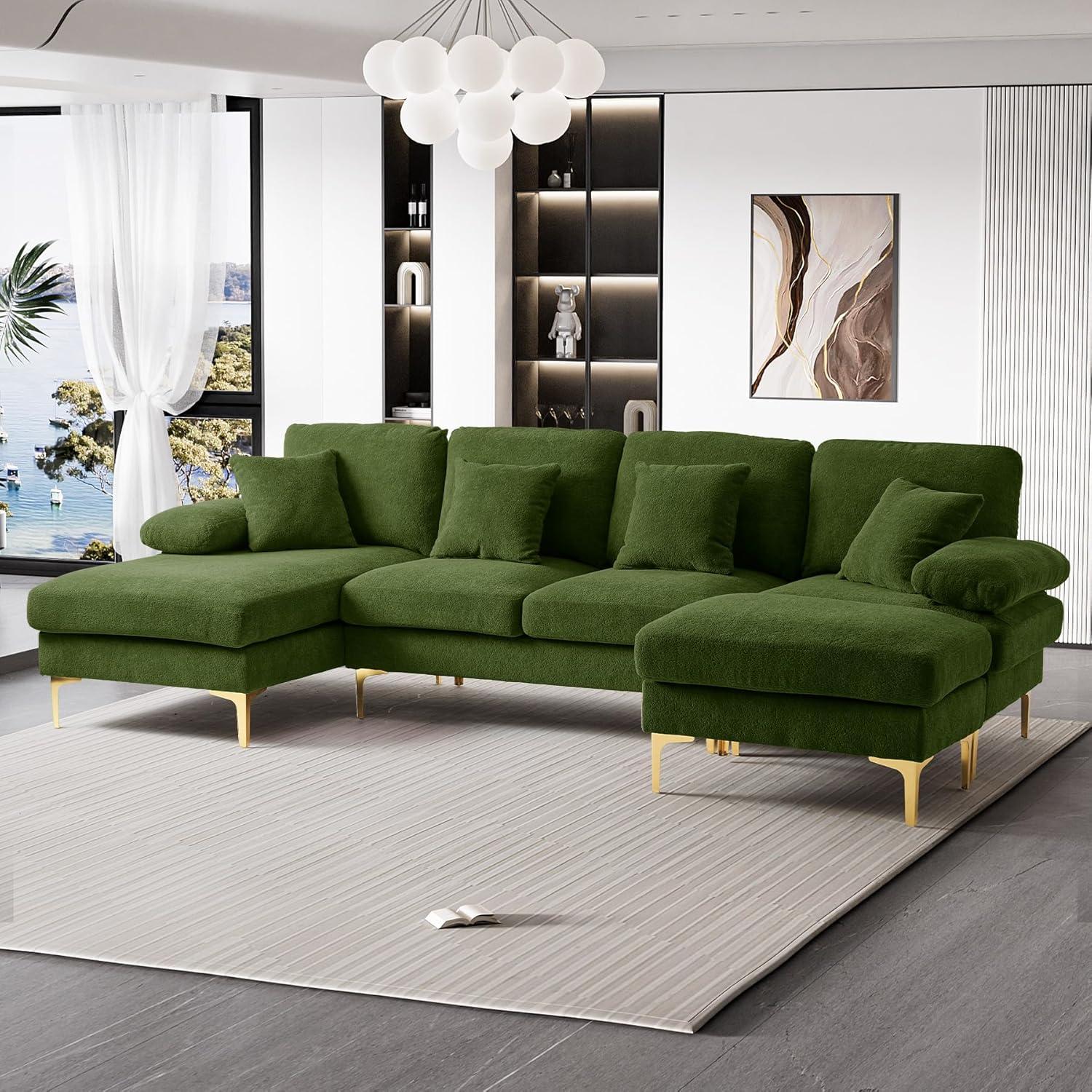 Discovering Comfort And Style With The Ouyessir U Shaped Sectional Sofa